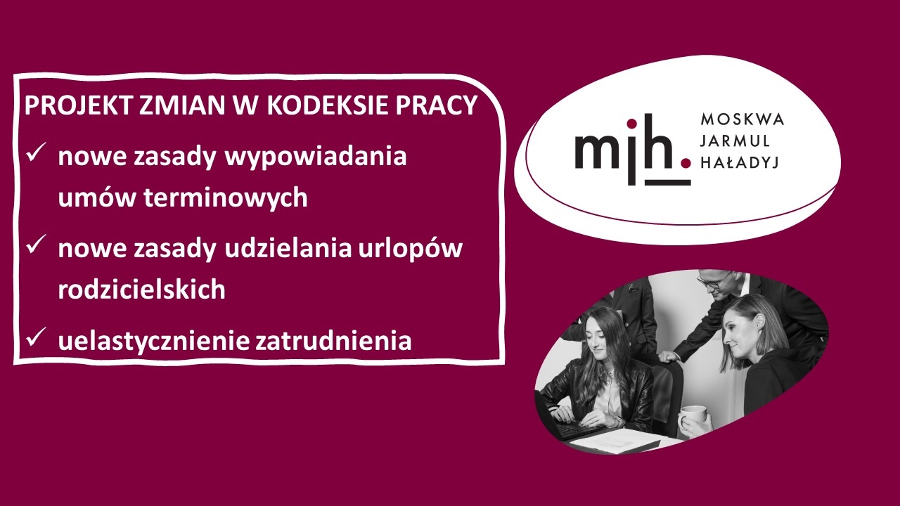 Projekt zmian w Kodeksie Pracy